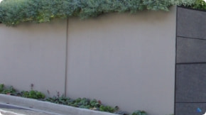 Stainless-steel retaining wall